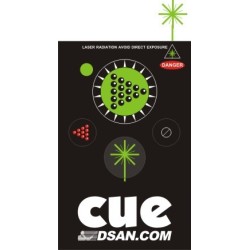 Télécommande HF 4 boutons Lazer vert