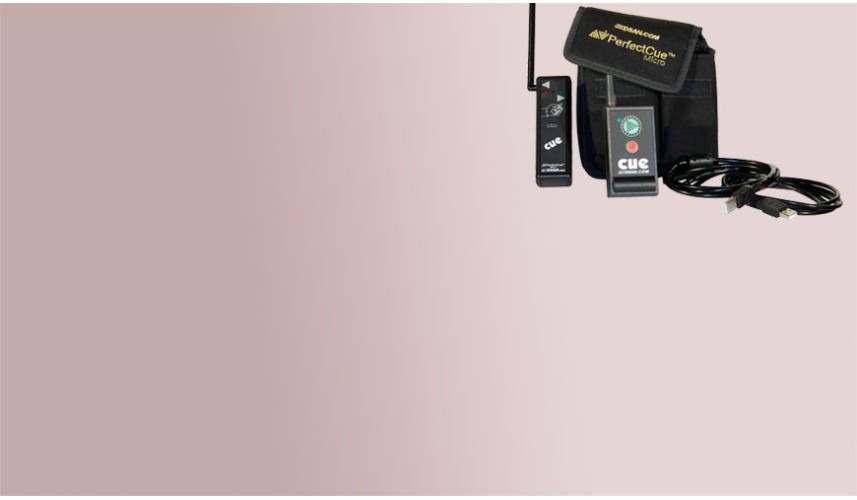 PerfectCue Micro Portable Wireless Presenter Receivers & Cue Lights